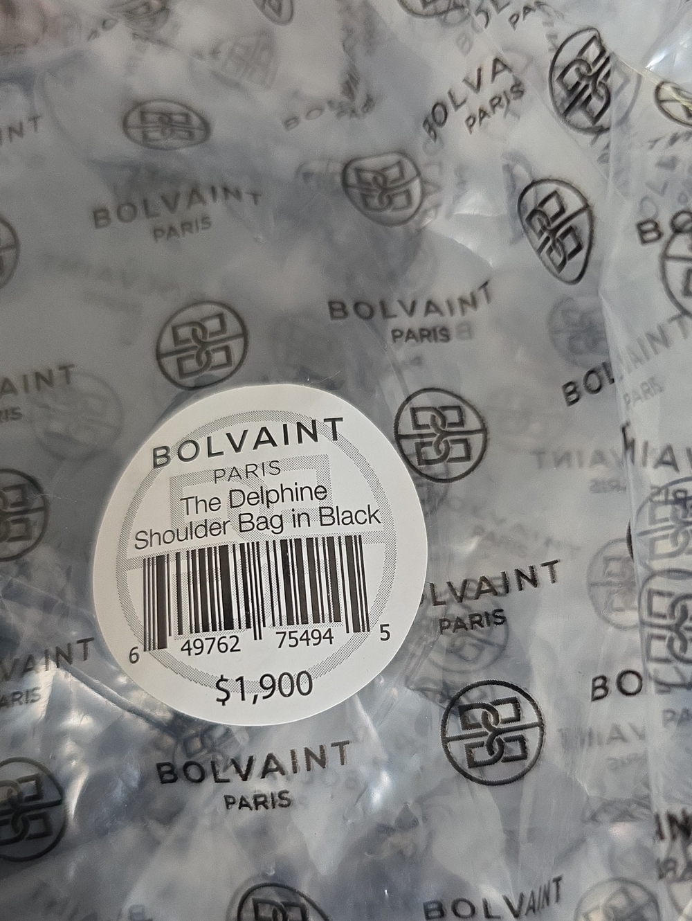 NWT‎ Bolvaint Paris The Delphine Leather Shoulder Bag in Black - Picture 17 of 17